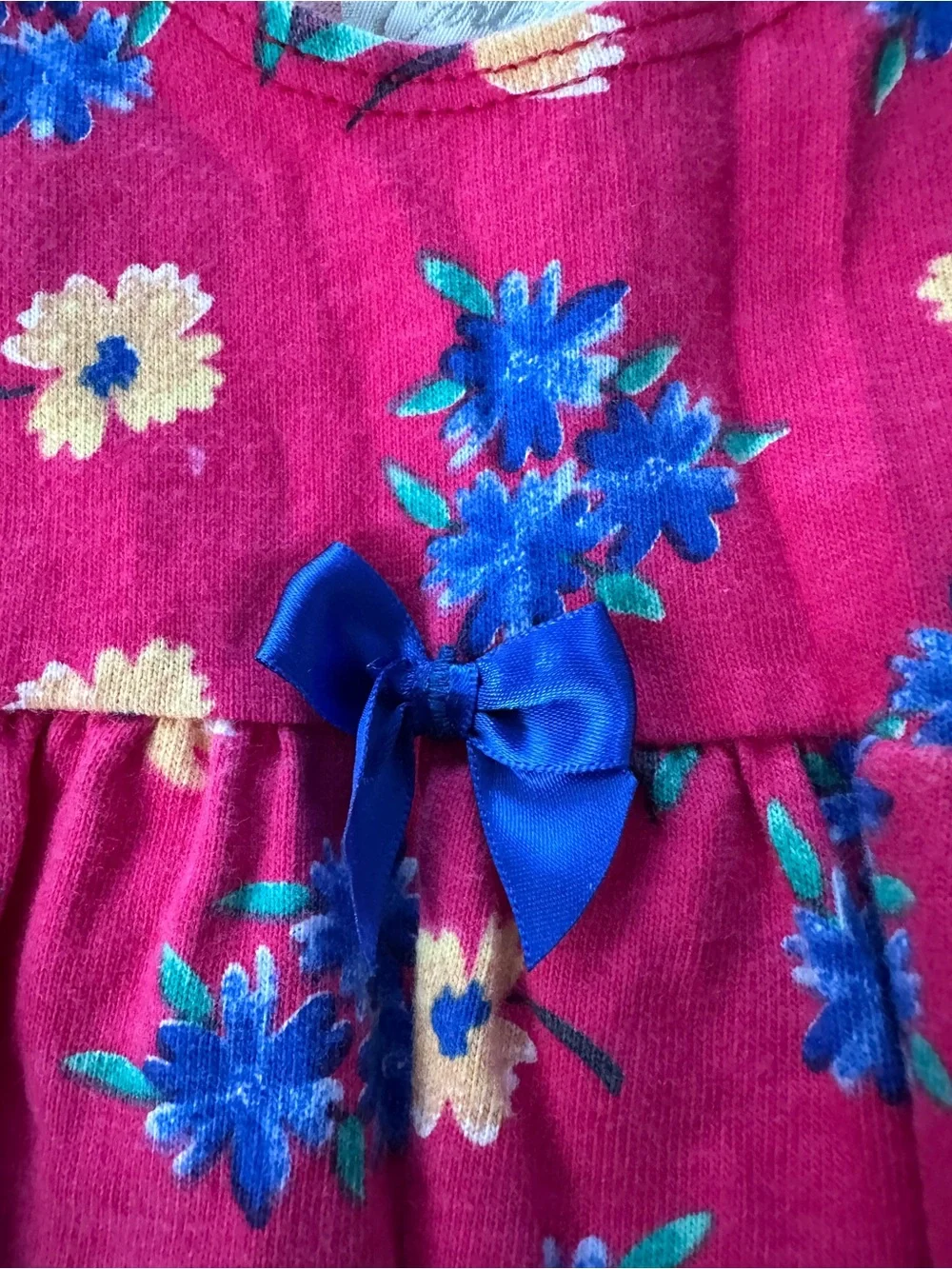 Vintage Carter's Pink Floral Bubble Romper 3-6M